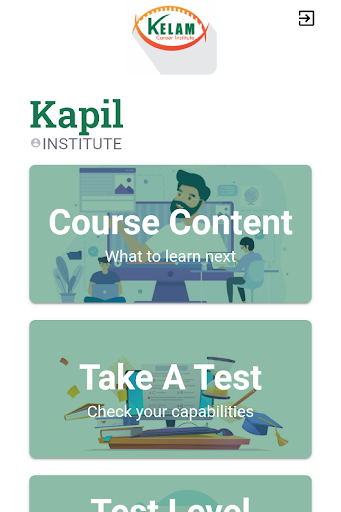 Android application Kelam Online Tests screenshort