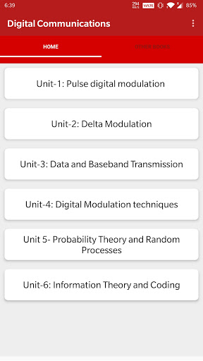 Android application Digital Communication screenshort