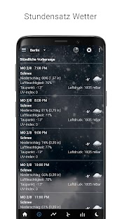 Transparent Clock & Wetter Pro Screenshot