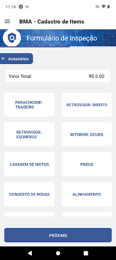 Android application BMA2 screenshort