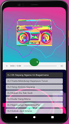 Android application DJ Oh Sayang Ngana Bagaimana screenshort