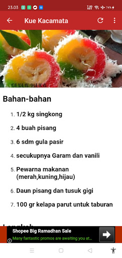 Resep Jajanan Pasar Lengkap