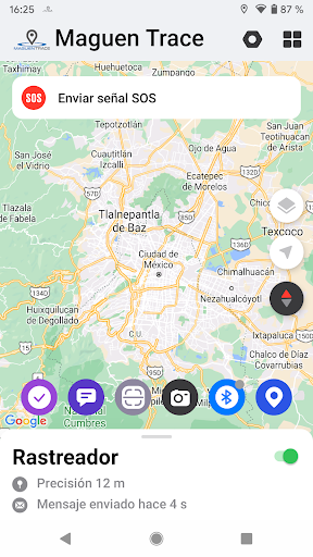 Android application Maguen Trace screenshort