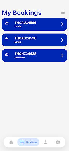 Android application Total Holiday Options screenshort