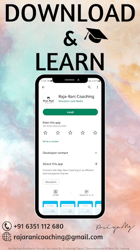 Android application Raja-Rani Coaching screenshort