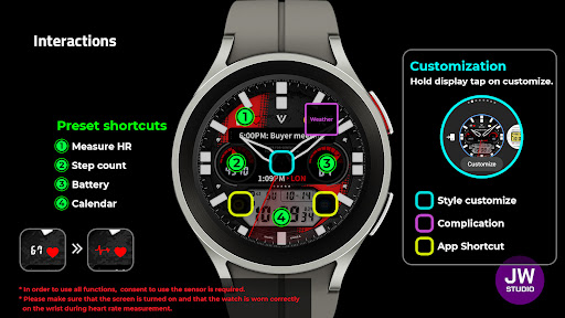 JW080 jwstudio watchface Screen 3