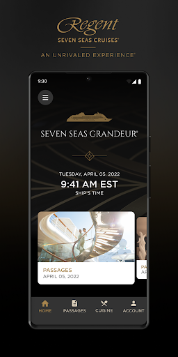 Android application Regent Seven Seas Cruises screenshort