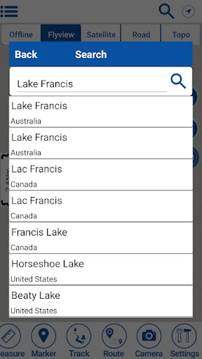 Lake Francis Case S Dakota Map Screen 2