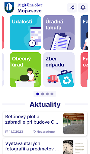 Android application Mojzesovo screenshort