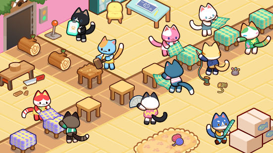 Idle Cat Tycoon : Furniture craft shop