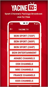 Muy2 Yacine TV Scores