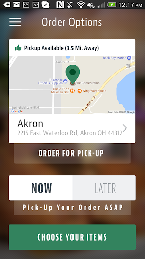Wing Warehouse To Go Screen 2