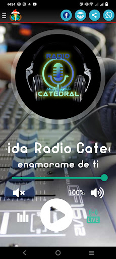 Android application Radio Catedral de La Florida screenshort