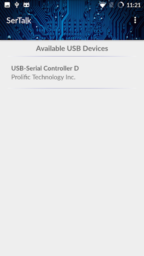 Android application SerTalk screenshort