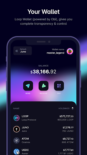 Android application Loop Wallet | Cryptos & NFTs screenshort