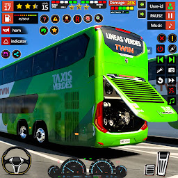 Imagen de ícono de autobús transporte: simulador