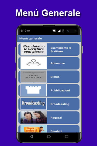 Aperçu de l'application