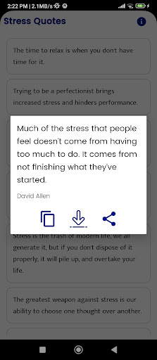 Stress Quotes and Sayings Screen 2