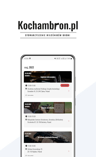 Android application Kochambron.pl screenshort