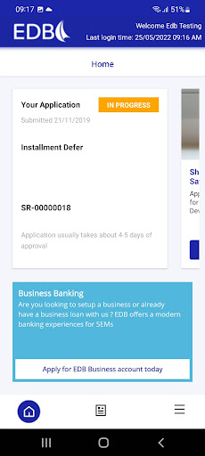 EDB Home Finance Screen 2
