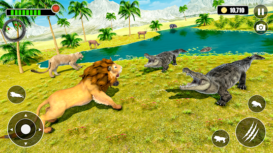 Angry Lion Simulator Lion Game