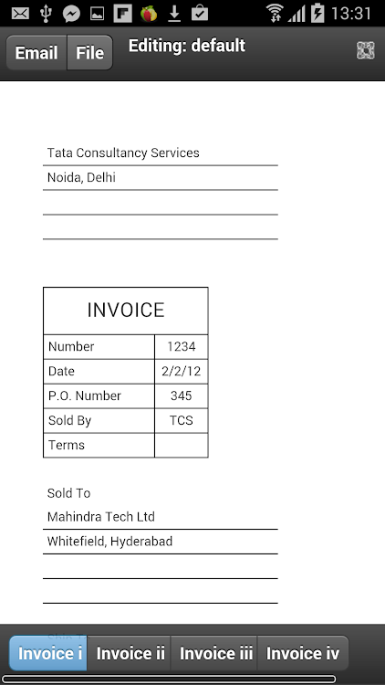 Commercial Invoice - 0.0.3 - (Android)