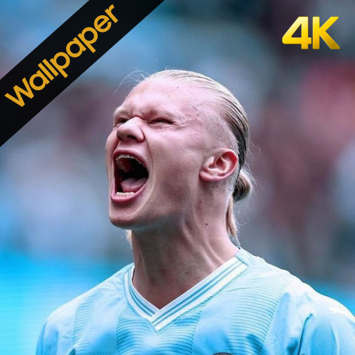 Erling Haaland Wallpaper HD logo