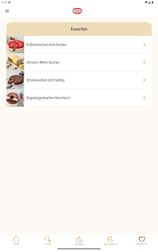 Dr. Oetker Rezeptideen screenshot 22