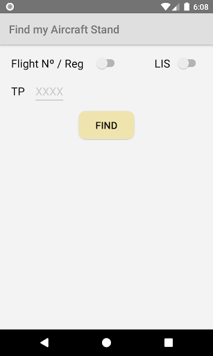 Android application Find my Aircraft Stand screenshort