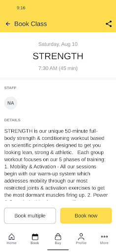 Unified Fitness Systems Screen 3