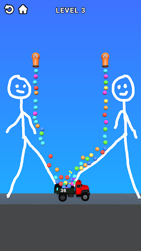 Android application Fill The Truck screenshort
