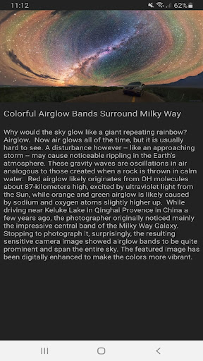 Android application Astrodays screenshort