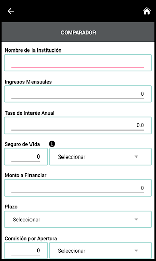Simulador Crédito Automotriz Screen 3