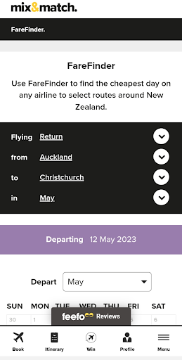 Mix & Match Travel Screen 3