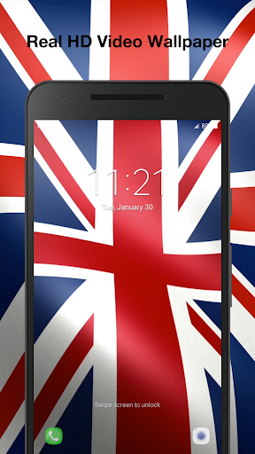 British Flag Live Wallpaper Screen 3