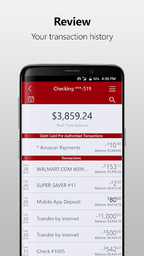 FCB Mobile Banking Screen 3