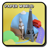 Paperland World live wallpaper icon