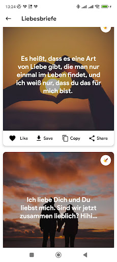 Liebesbriefe Screen 3