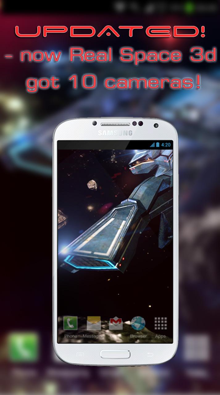 Android application Real Space 3D Pro lwp screenshort