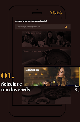 Android application YOLO CLUB - Gastronomia screenshort