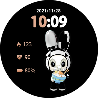 TicWatch 3D rabbit