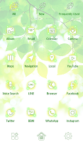 screenshot of Sun Filled Spring Green Theme