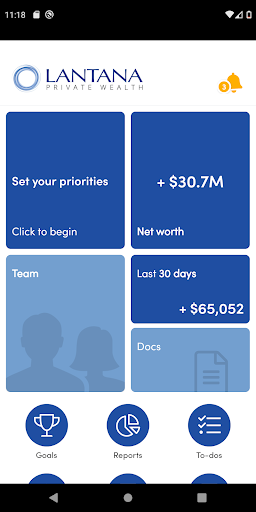 Android application Lantana Private Wealth screenshort
