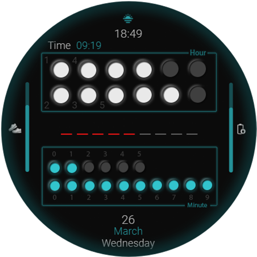 Digital Dot Watch Face Download on Windows