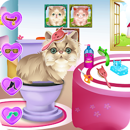 Icon image Cute Kittens Hairstyles Games