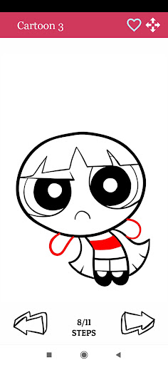 How To Draw Cartoon : PowerGir Screen 3