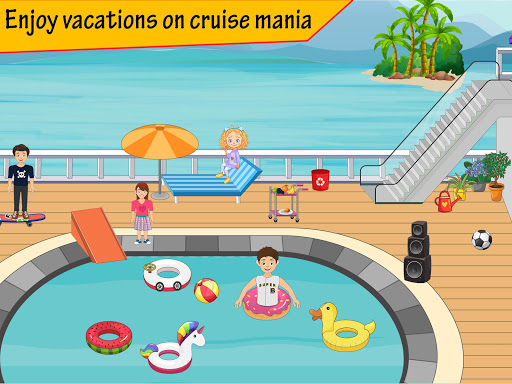 Android application Pretend Play Cruise Trip: Town screenshort