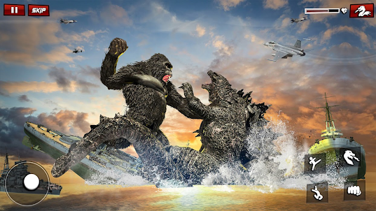 Godzilla Car Battle