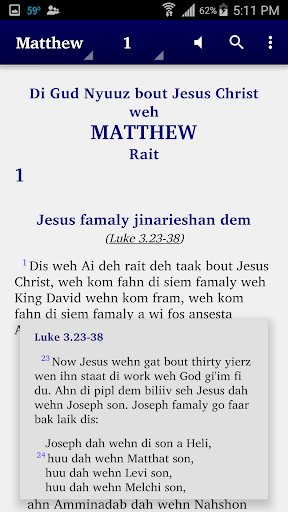 Islander Creole - Bible Screen 2