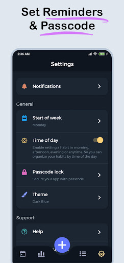 Screenshot of Habit360 Habit Tracker & To-do